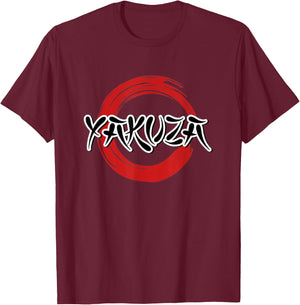 Japanese Yakuza T-Shirt - T-Shirt | Maroon