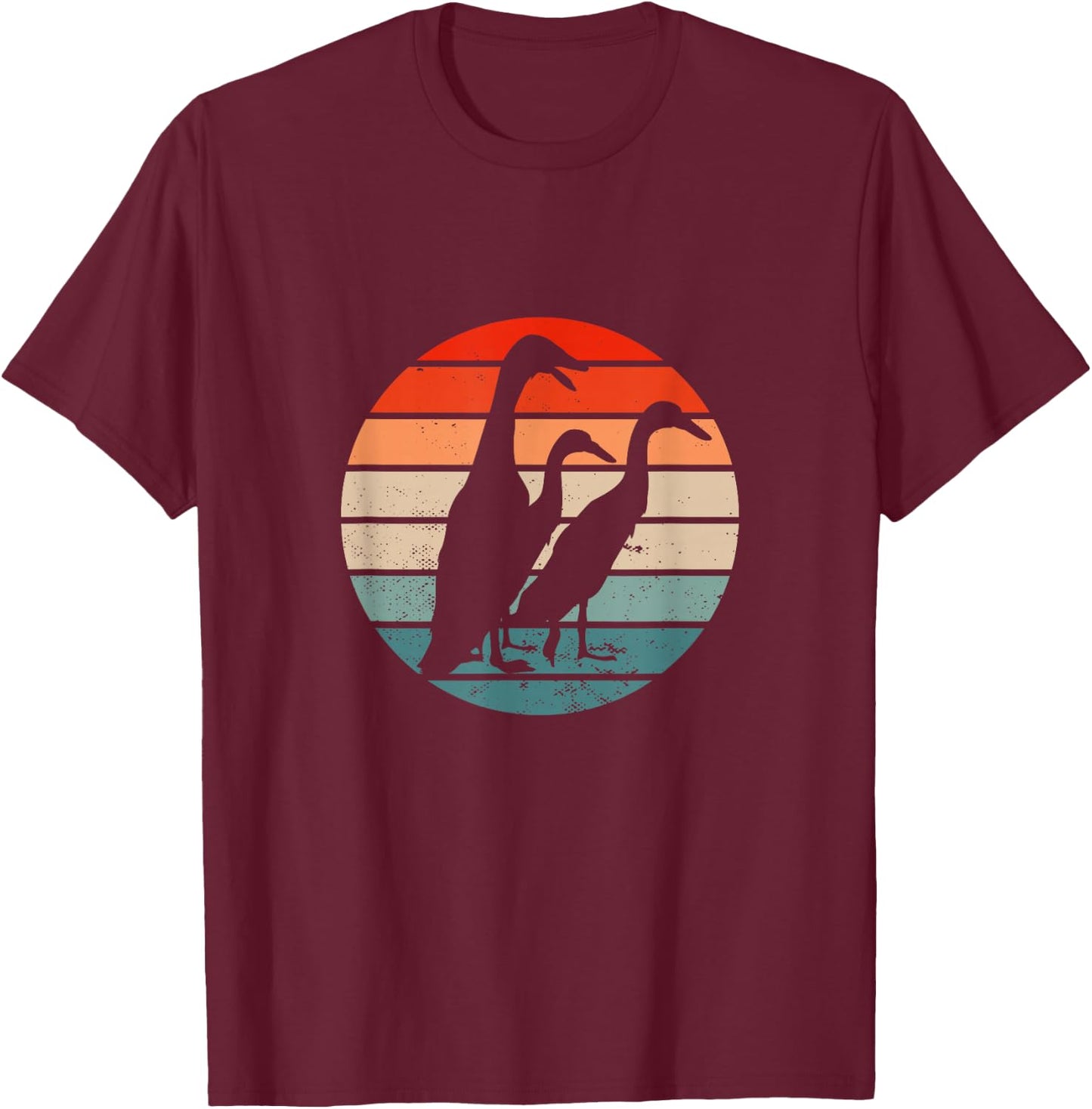 Runner Duck Indian Runners Runner Duck T-Shirt - T-Shirt | Maroon