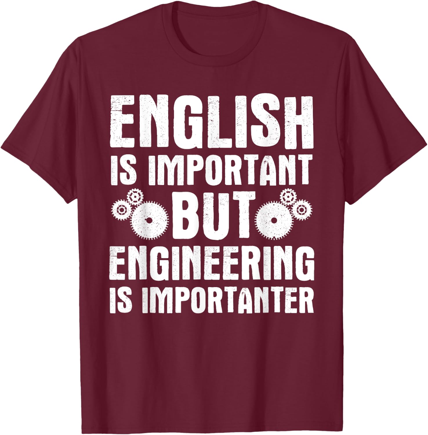 Funny Engineer Design Women Engineering Lovers T-Shirt - T-Shirt | Maroon