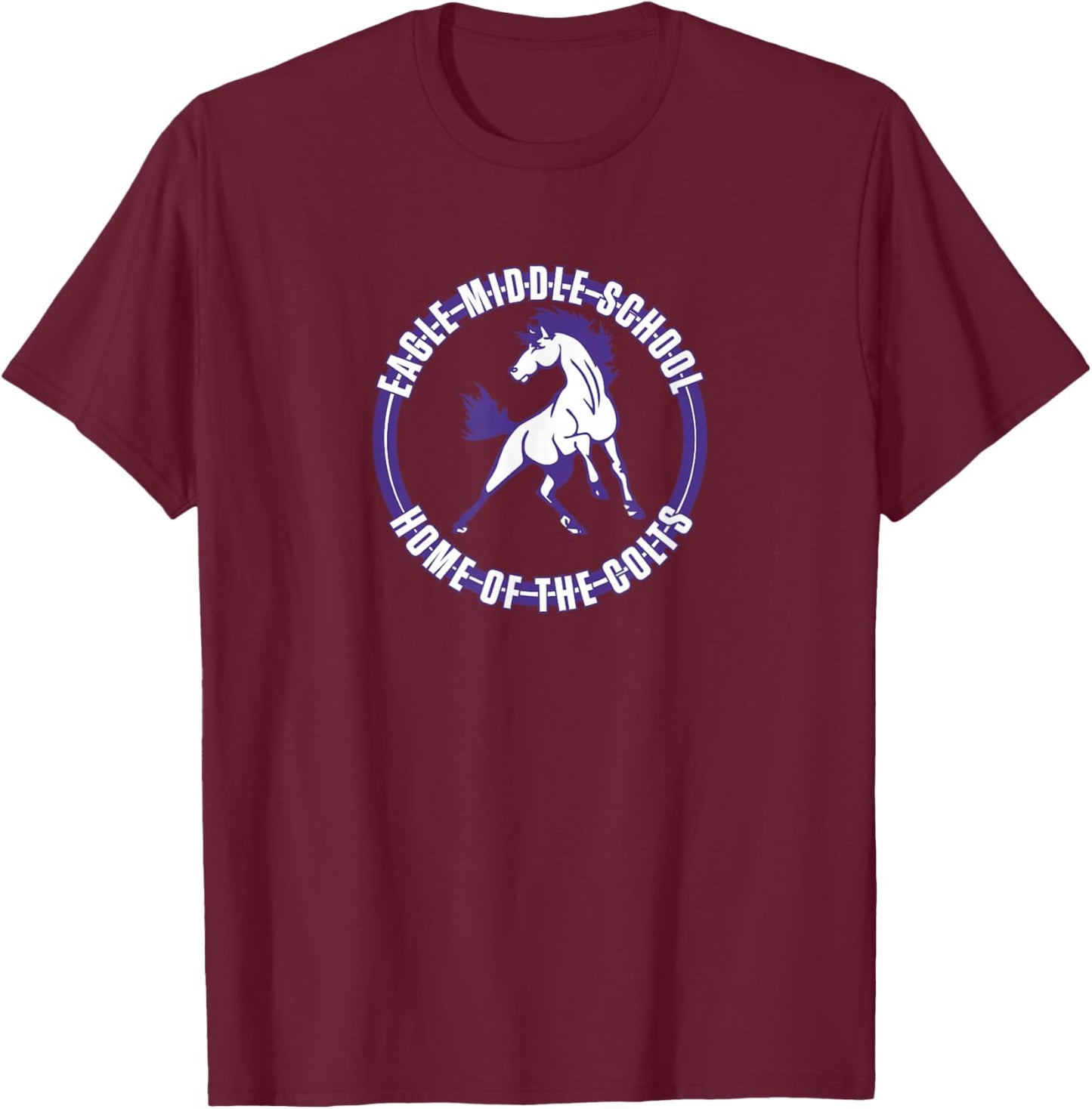 Eagle Middle School T-Shirt - T-Shirt | Maroon