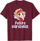 Future Hairstylist Cute Bandana Girl Daughter Hairdresser T-Shirt - T-Shirt | Maroon