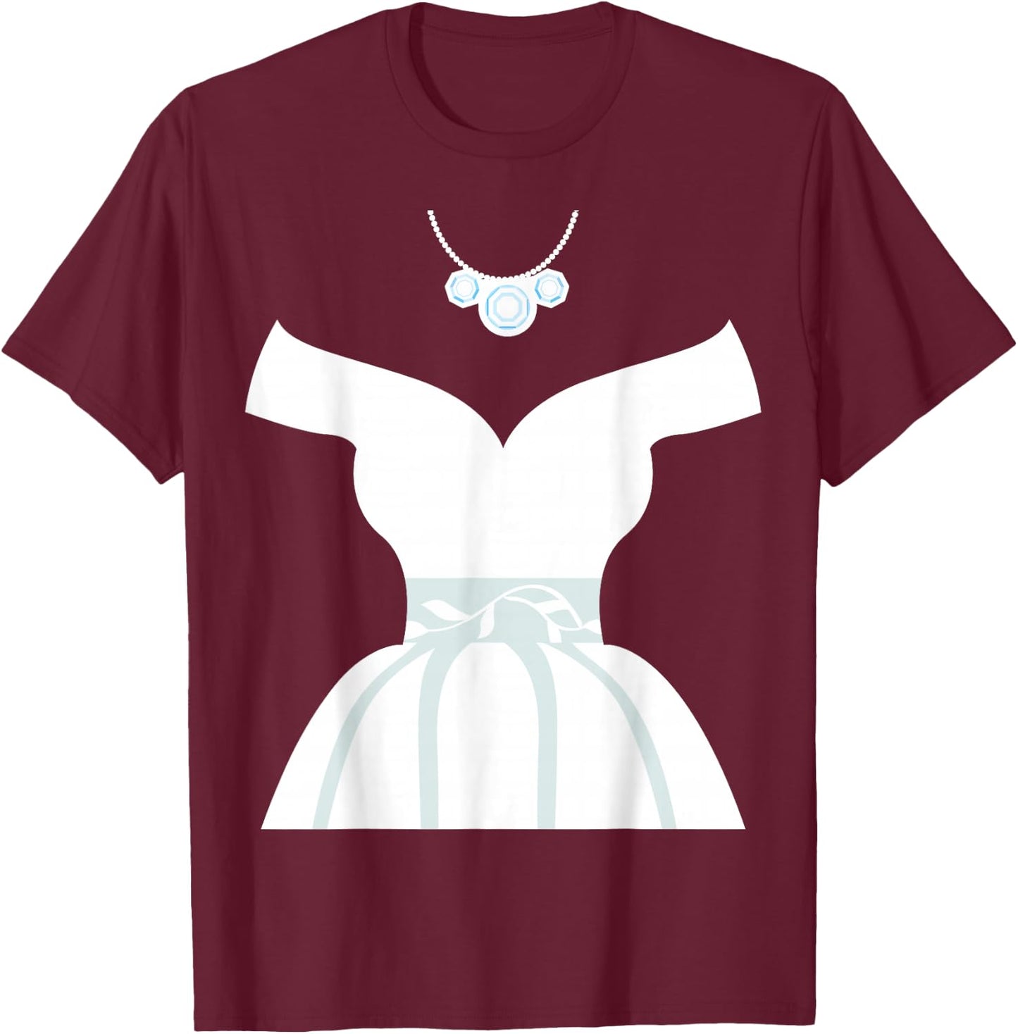 Wedding Dresses Bridal Showers Cute Graphic Funny Sarcastic T-Shirt - T-Shirt | Maroon