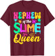 Nephew Of The Slime Queen Birthday Party Decorations T-Shirt - T-Shirt | Maroon