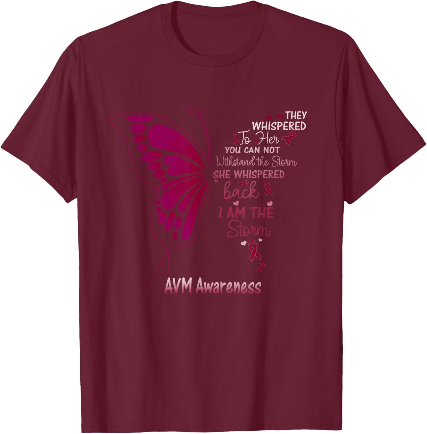 AVM I am the Storm T-Shirt - T-Shirt | Maroon