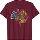 Brain Parts Collage Typography Cool Doctor Neurologist Gift T-Shirt - T-Shirt | Maroon