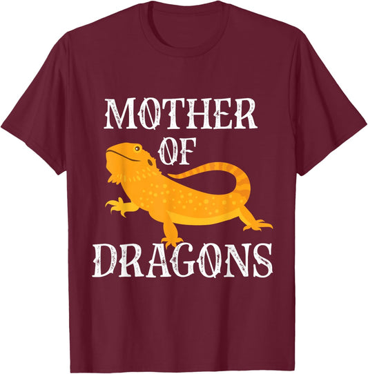 Mother Of Bearded Dragon T-Shirt - T-Shirt | Maroon