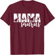 MamaSaurus T rex Dinosaur Funny Mama Saurus Mother's Day T-Shirt - T-Shirt | Maroon