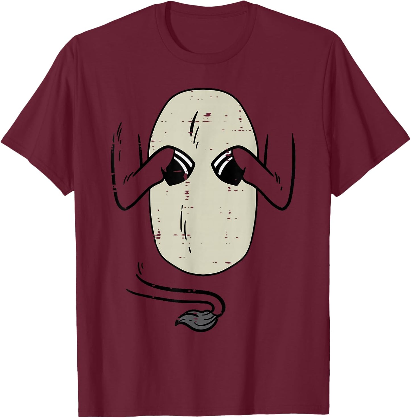 Donkey Body Costume Funny Halloween Animal Men Women Kids T-Shirt - T-Shirt | Maroon
