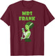 Halloween Bride of Frankenstein Matching Easy Couple T-Shirt - T-Shirt | Maroon