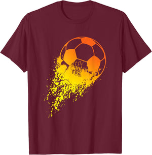 Soccer Player Sports Vintage Men Boys Soccer T-Shirt - T-Shirt | Maroon