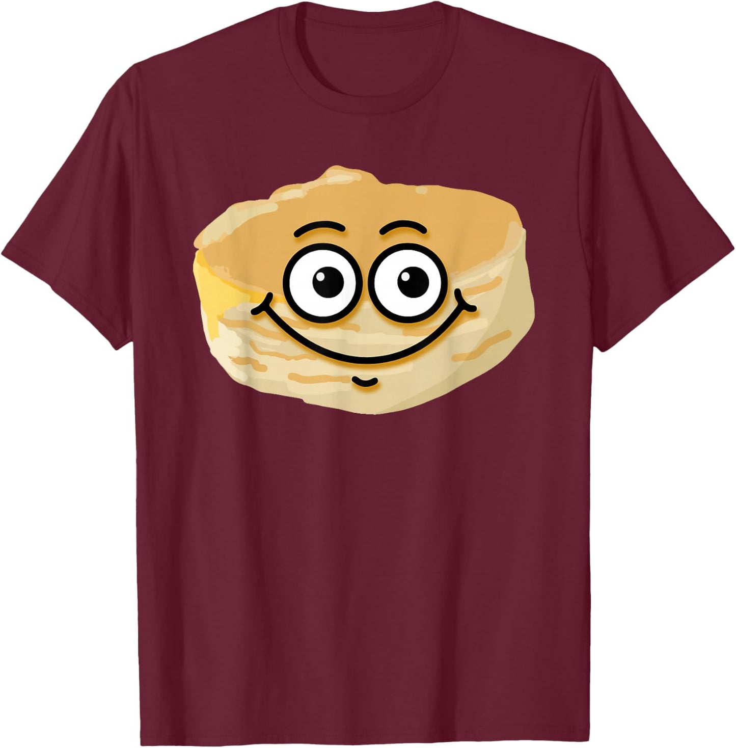 Buttermilk Biscuit Funny Cartoon Halloween Costume T-Shirt - T-Shirt | Maroon