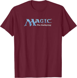 Magic: The Gathering Vintage Logo Line T-Shirt - T-Shirt | Maroon