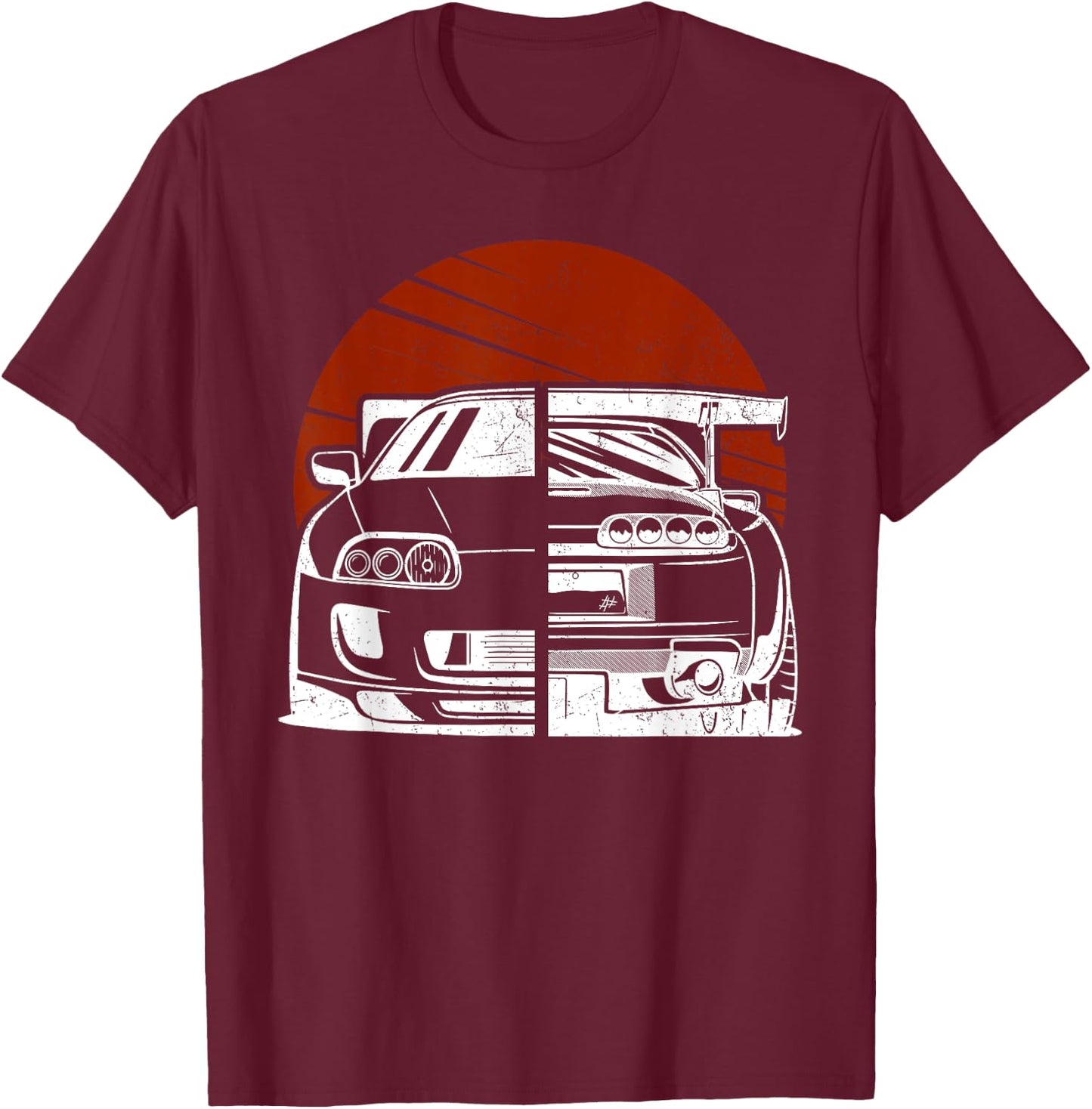 JDM Japan Motorsport Tuning Car Legend 90s T-Shirt - T-Shirt | Maroon
