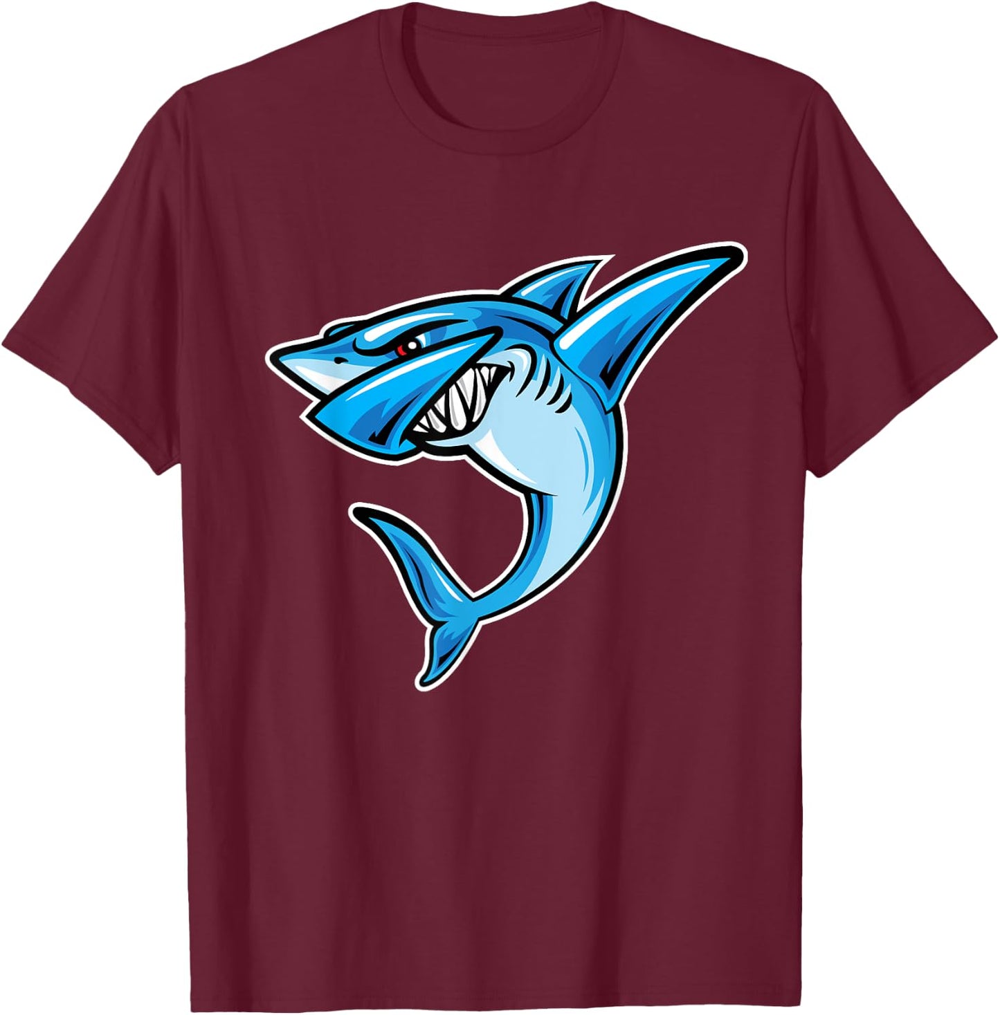 Dabbing Shark Funny Dab Dance Hip Hop Shirt Gift T-Shirt - T-Shirt | Maroon