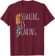 Funny Sharing is Caring Upside Down Pineapple Swinger T-Shirt - T-Shirt | Maroon