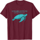 Charleston South Carolina Sea Turtle T-Shirt - T-Shirt | Maroon