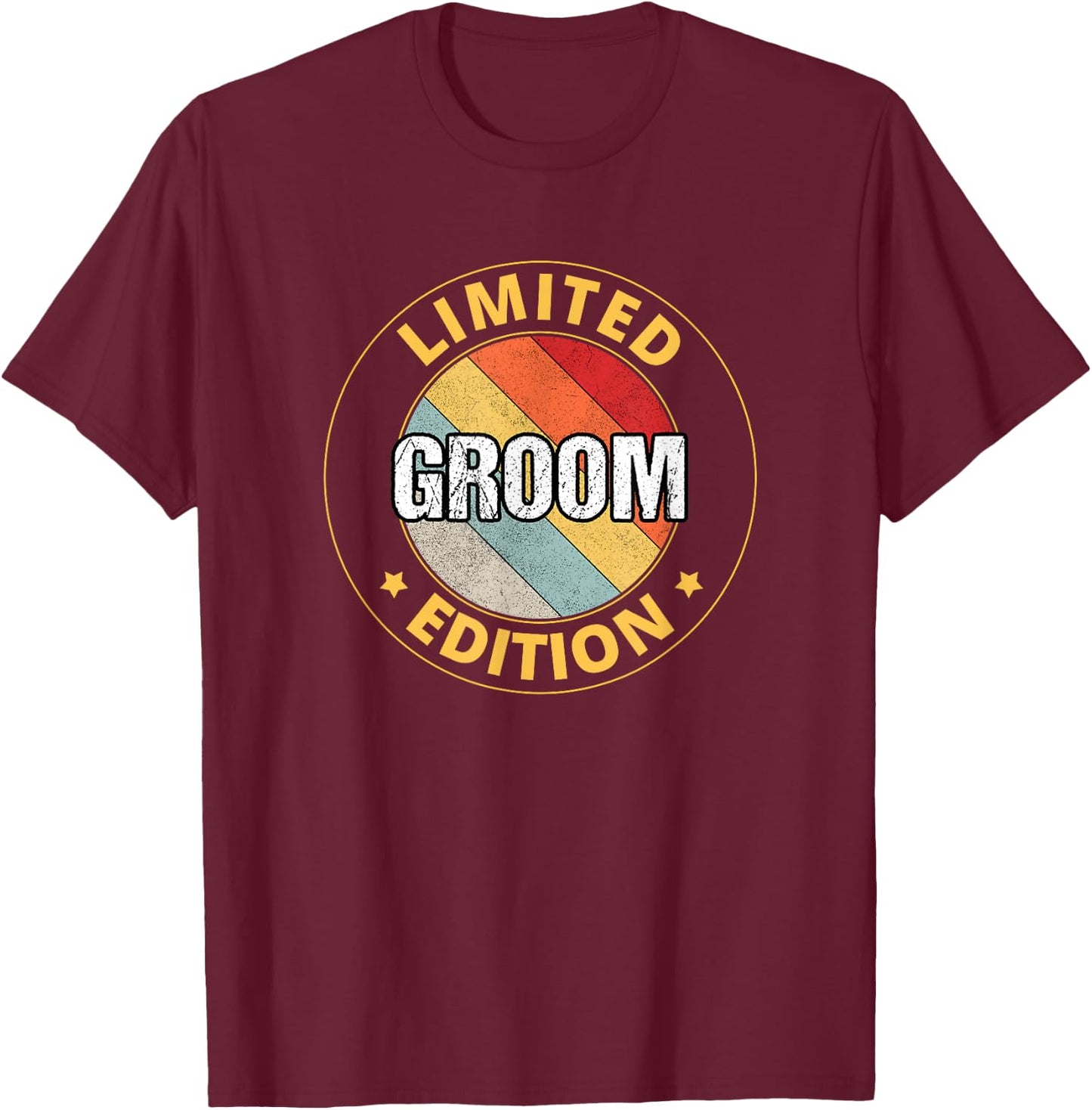 Groom T-Shirt - T-Shirt | Maroon
