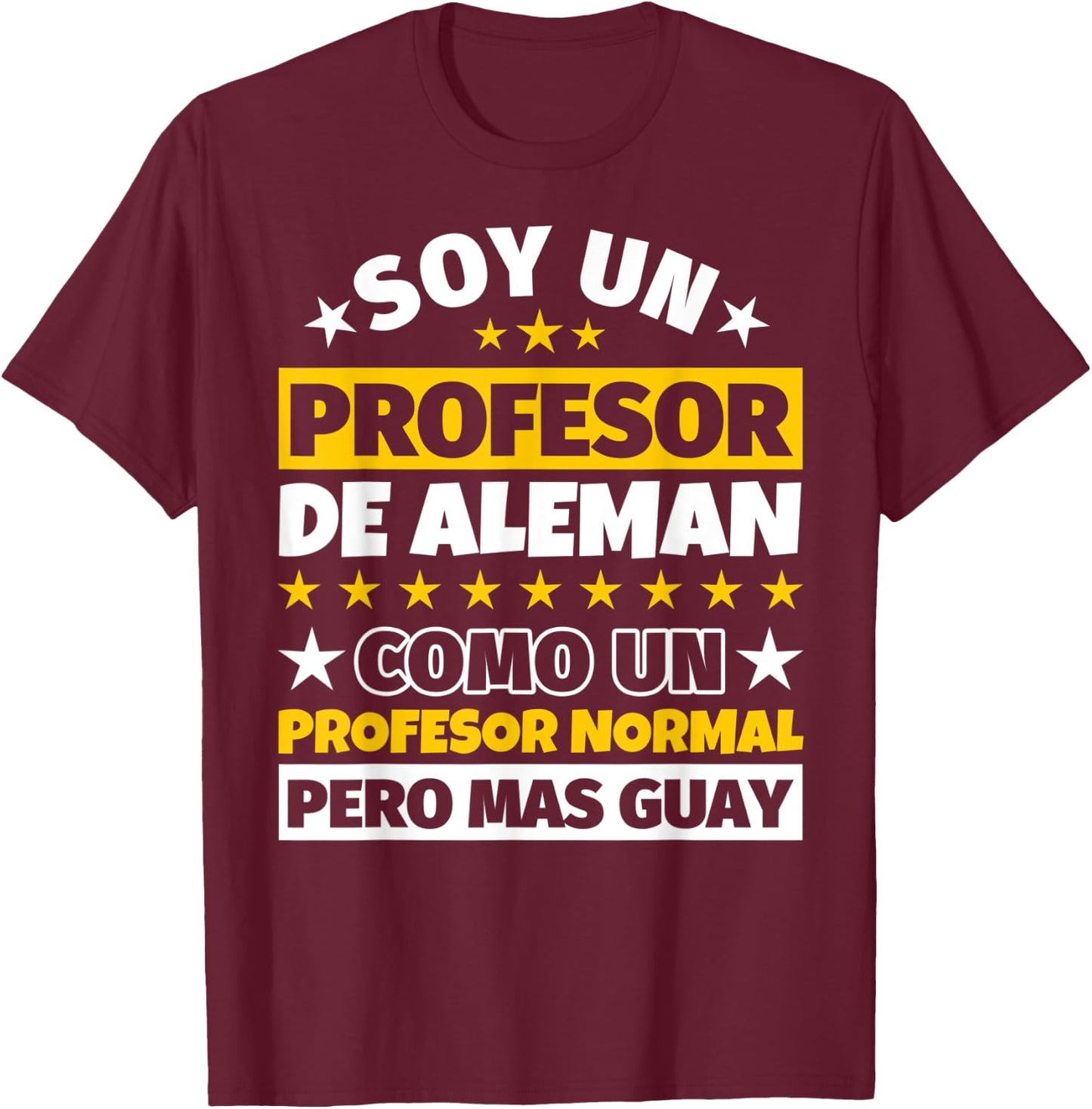 German Teacher Gift T-Shirt - T-Shirt | Maroon