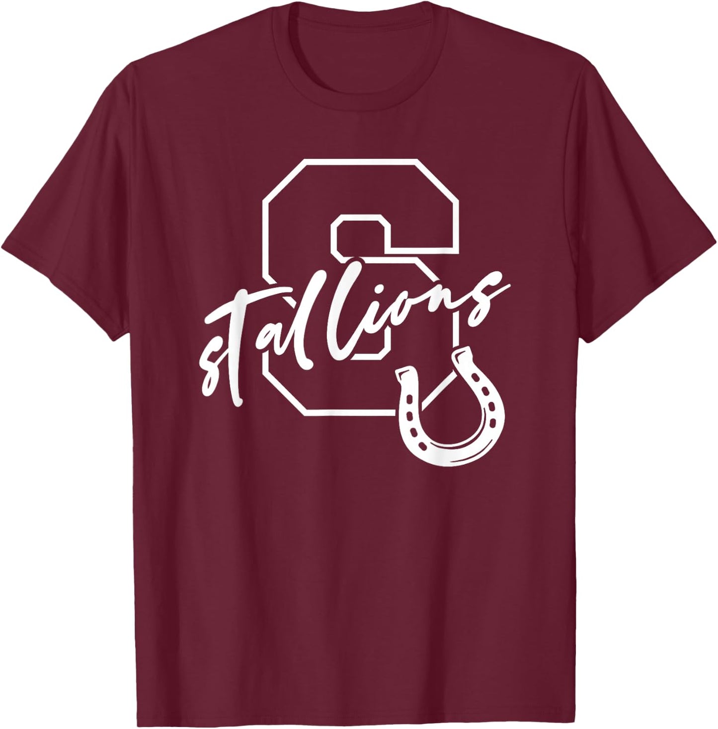 Stallions T-Shirt - T-Shirt | Maroon