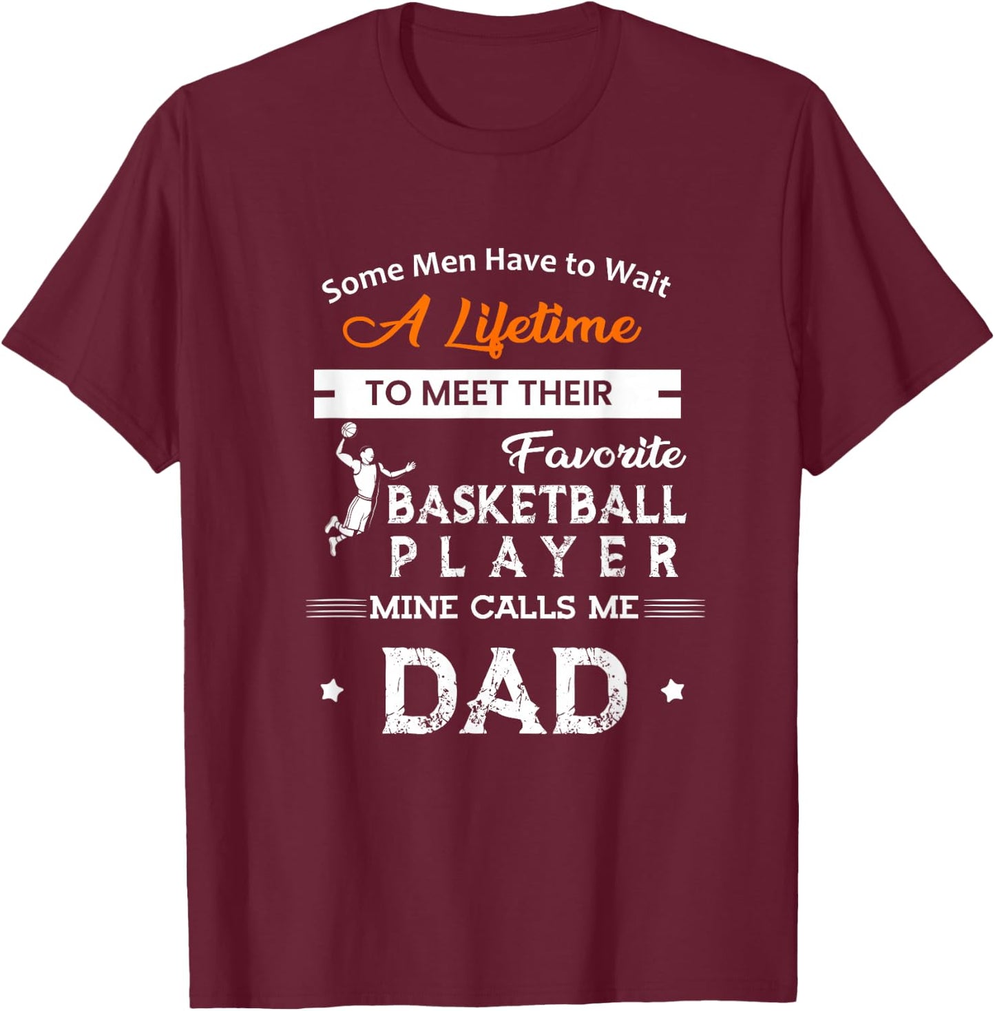Basketball Dad Calls Me T-Shirt - T-Shirt | Maroon