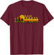 San Isabel National Forest Vintage Retro T-Shirt - T-Shirt | Maroon