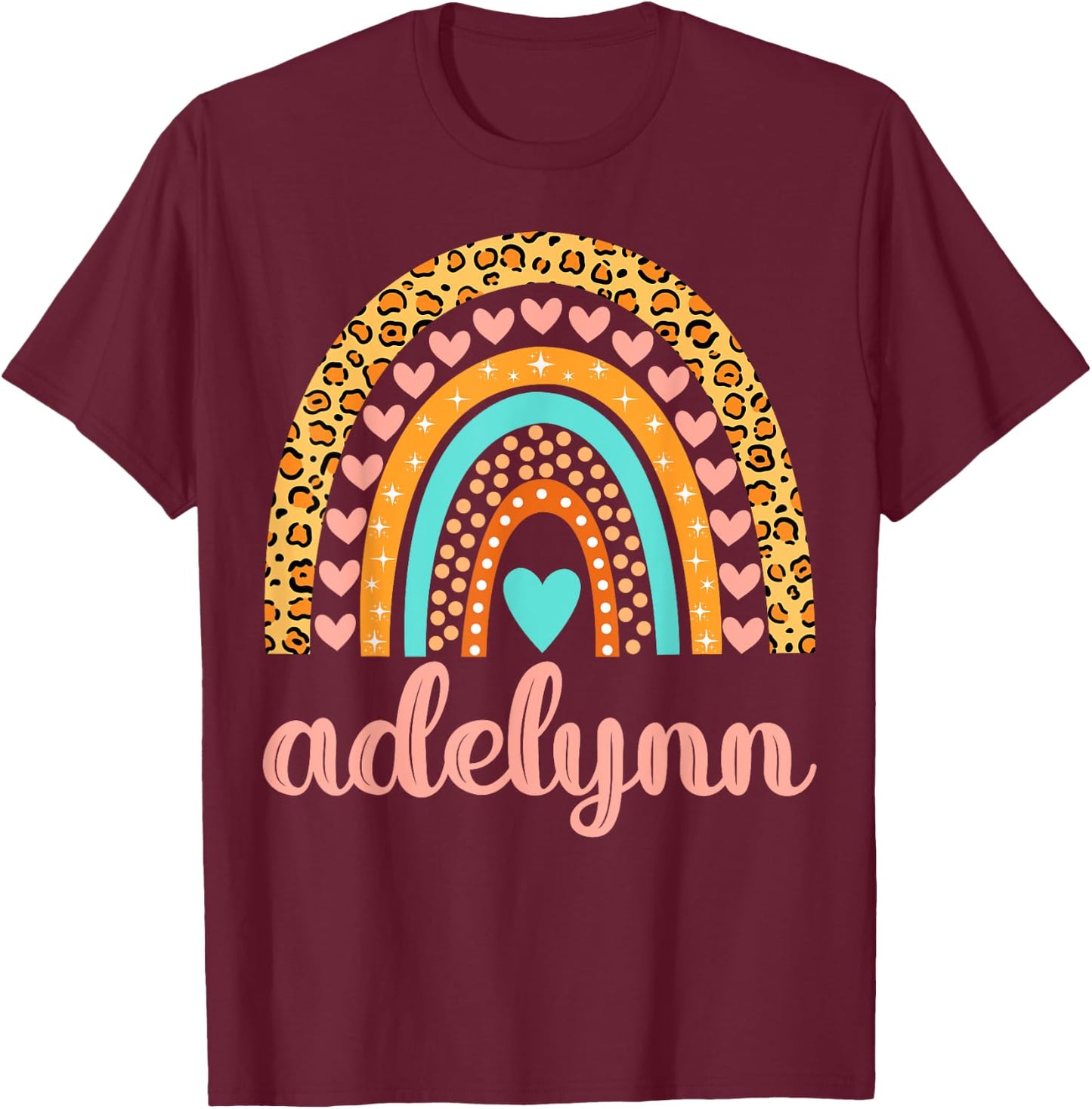 Adelynn Adelynn Name Birthday Shirt Gift T-Shirt - T-Shirt | Maroon