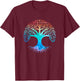Tree of Life Symbol Colour T-Shirt - T-Shirt | Maroon