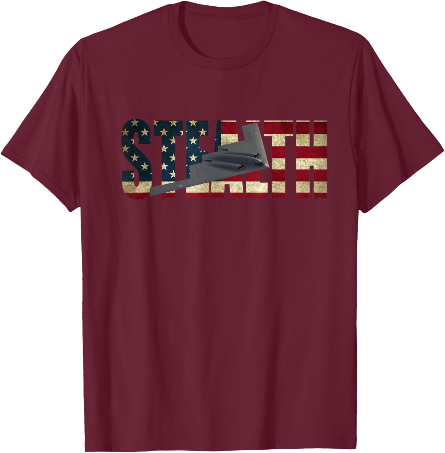 B-2 Spirit Bomber T-Shirt - T-Shirt | Maroon