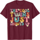 Groovy Twins The Cool Twins Just Showed Up Twinning Matching T-Shirt - T-Shirt | Maroon