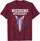 Wedding Officiant Proposals Internet Ordained Minister Gift T-Shirt - T-Shirt | Maroon