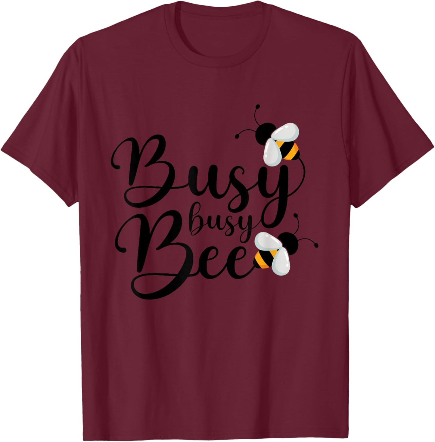 Unique Busy Busy Bee Design Beek Bee Keepers by Humble Bee T-Shirt - T-Shirt | Maroon