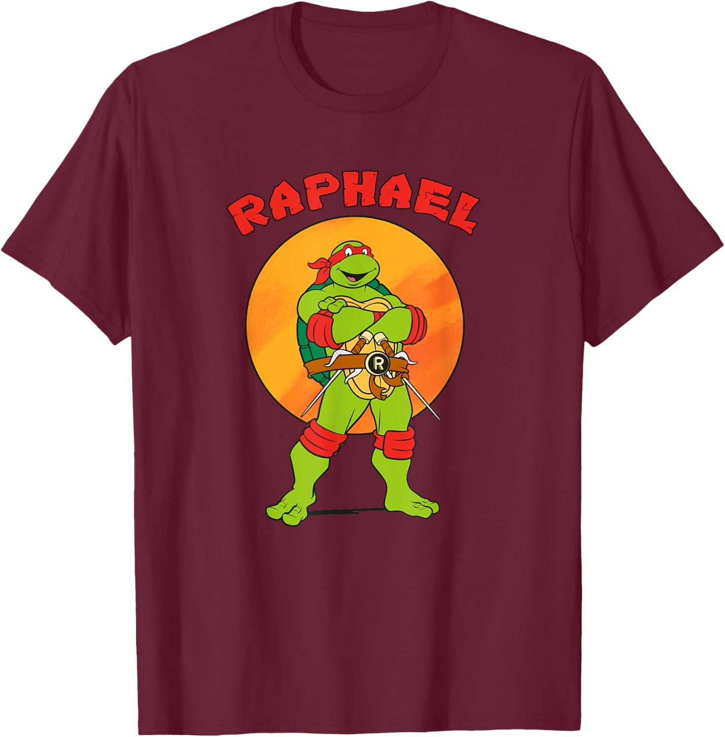 Mademark x Teenage Mutant Ninja Turtles - Raphael Standing Tall T-Shirt - T-Shirt | Maroon