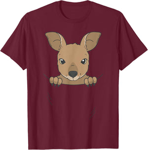 DIY Halloween Costume Kangaroo Kids Adults Australia Aussie T-Shirt - T-Shirt | Maroon