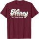 Honey In The Rock Christian Faith Vintage Funny Jesus T-Shirt - T-Shirt | Maroon