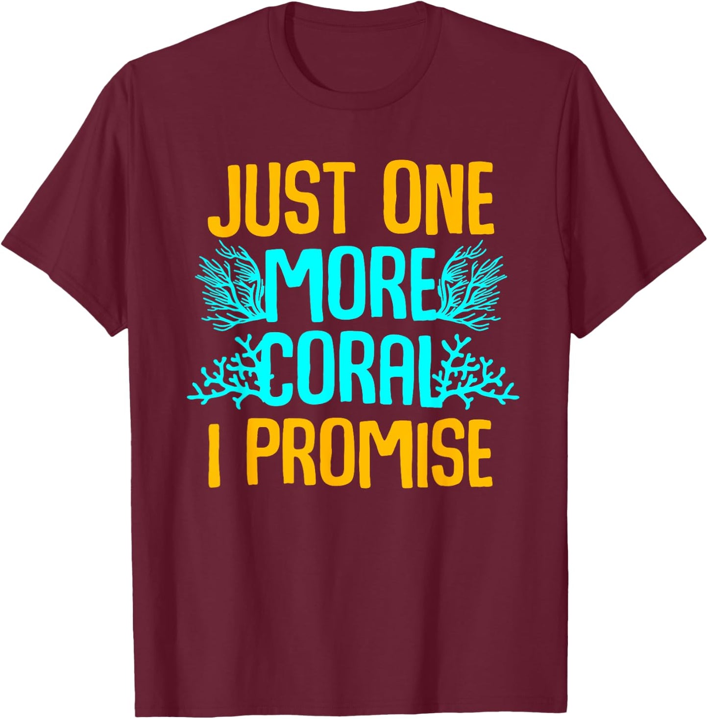 Funny Coral Gift Fish Tank Aquarium Lover Men Women T-Shirt - T-Shirt | Maroon