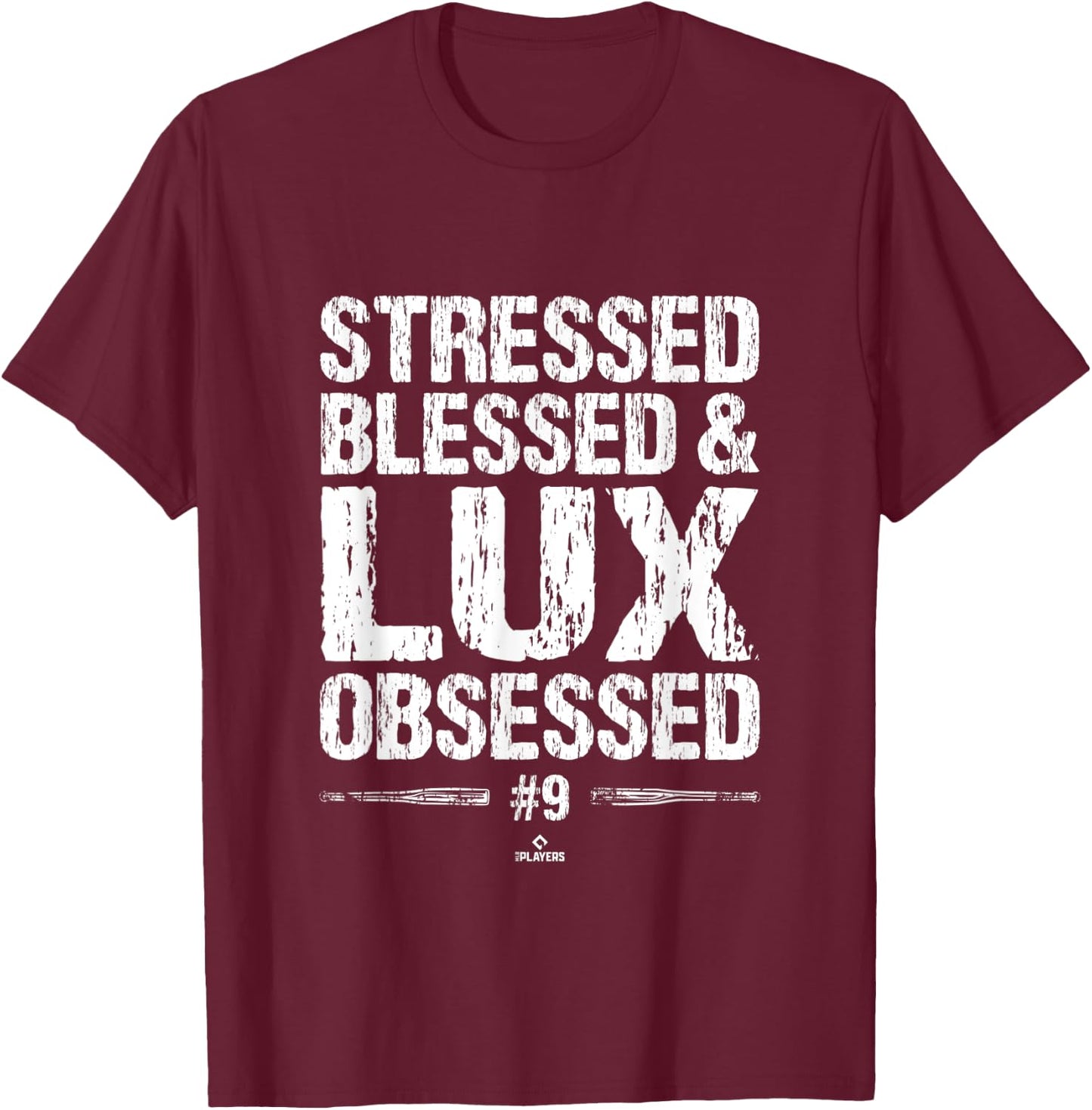Lux Obsessed Gavin Lux MLBPA Baseball Player Funny T-Shirt - T-Shirt | Maroon