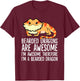 Bearded Dragons Are Awesome Im Awesome Im A Bearded Dragon T-Shirt - T-Shirt | Maroon