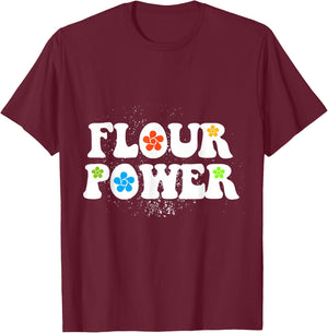 Flour Power T-Shirt - T-Shirt | Maroon