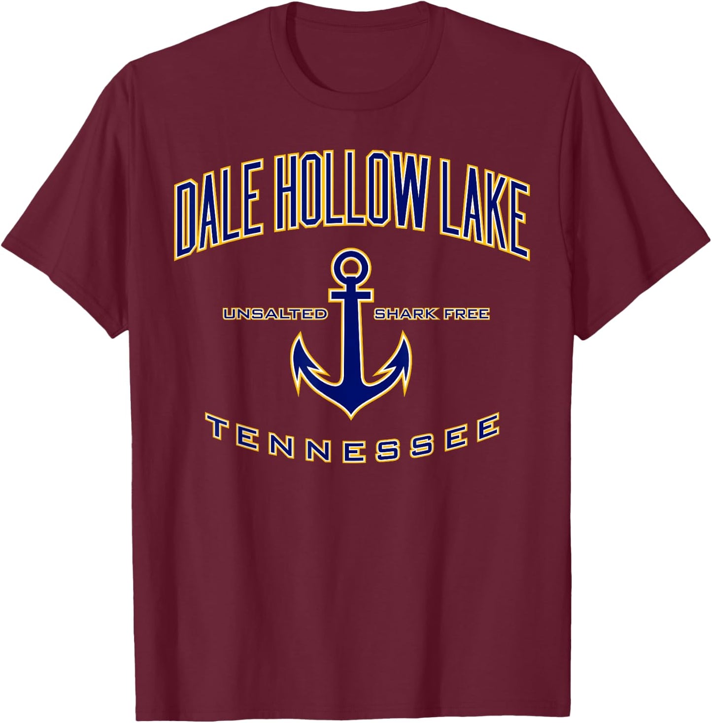 Dale Hollow Lake Shirt , Men, Girls & Boys T-Shirt - T-Shirt | Maroon