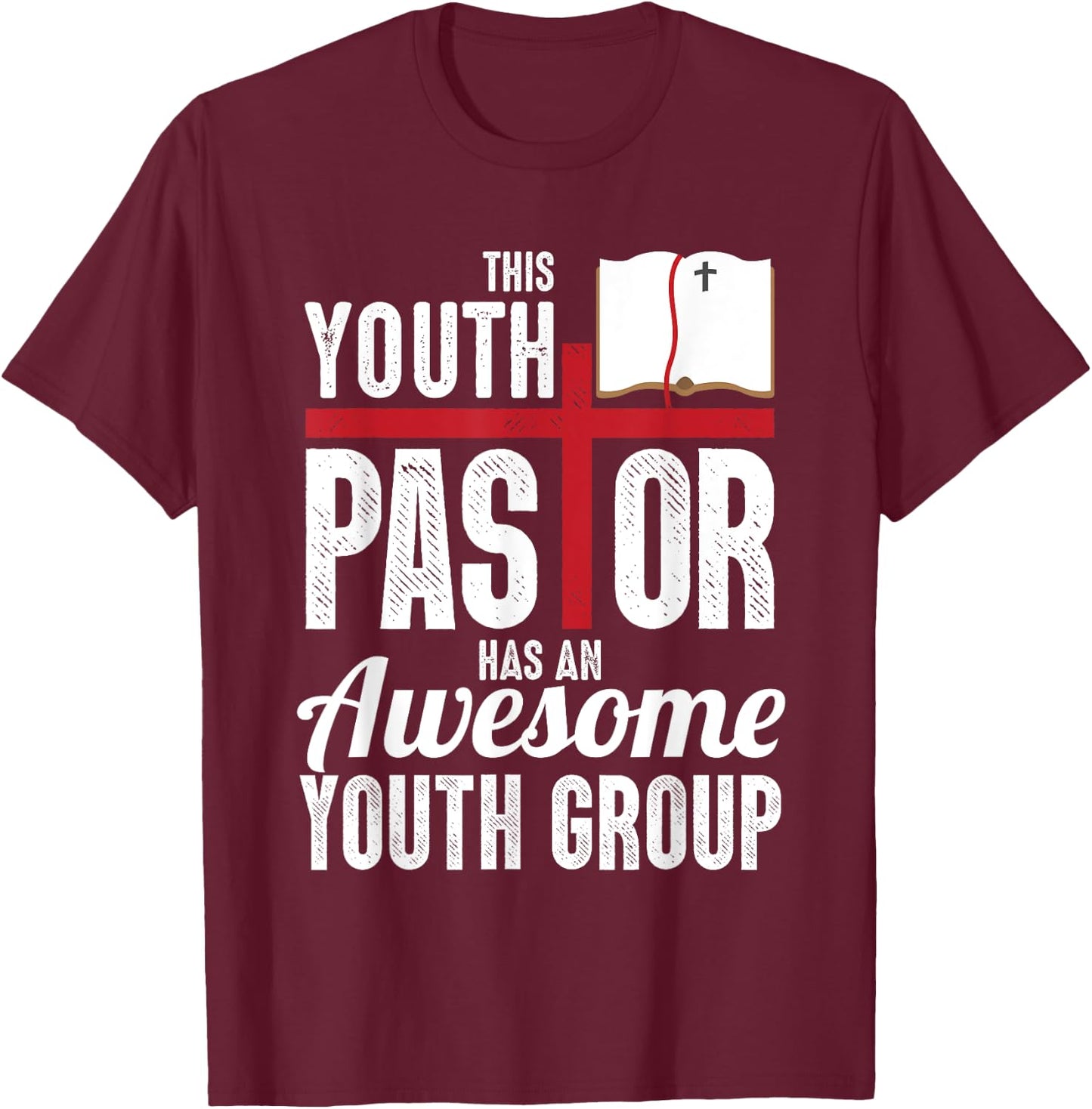Cool Youth Pastor Art Women Christian Church Lovers T-Shirt - T-Shirt | Maroon