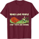 Bears Love People They Taste Like Chicken Camper Camping T-Shirt - T-Shirt | Maroon