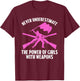 Funny Color Guard Art Girls Rifle Flag Colorguard T-Shirt - T-Shirt | Maroon