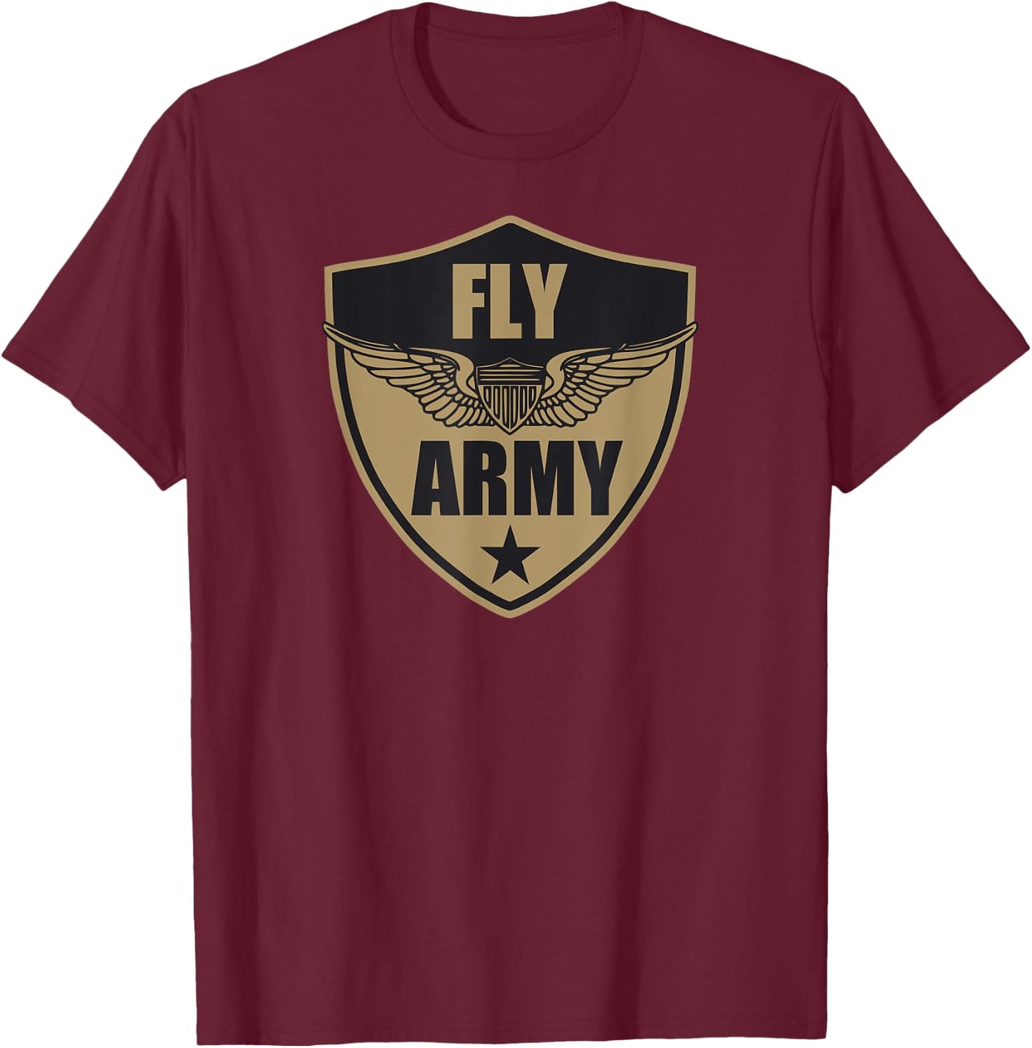 Fly Army T-Shirt - T-Shirt | Maroon