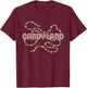Candy Land Rainbow Trail T-Shirt - T-Shirt | Maroon