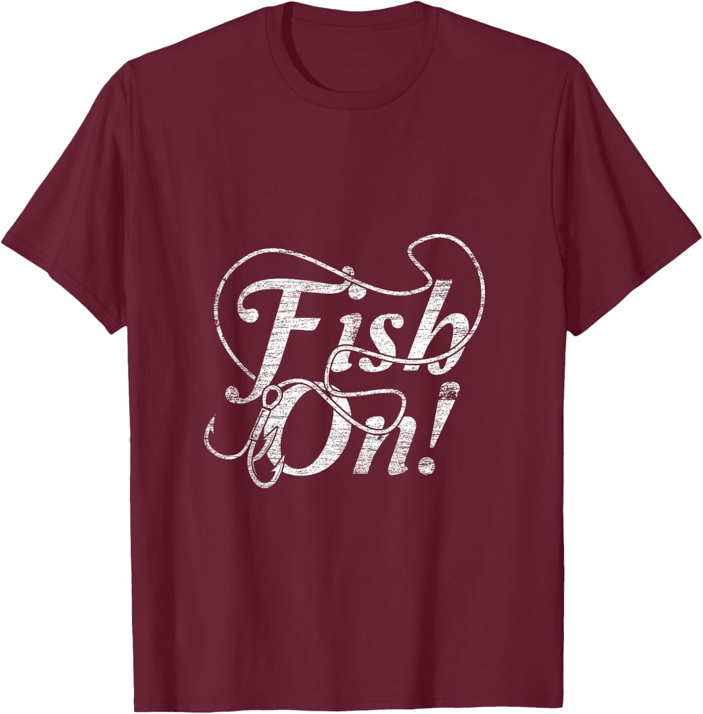 Continue fishing T-Shirt - T-Shirt | Maroon