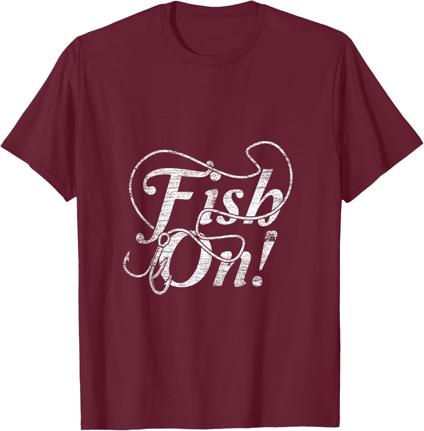 Continue fishing T-Shirt - T-Shirt | Maroon