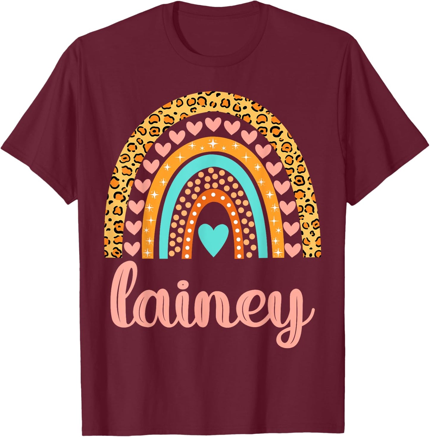 Lainey Lainey Name Birthday Shirt Gift T-Shirt - T-Shirt | Maroon