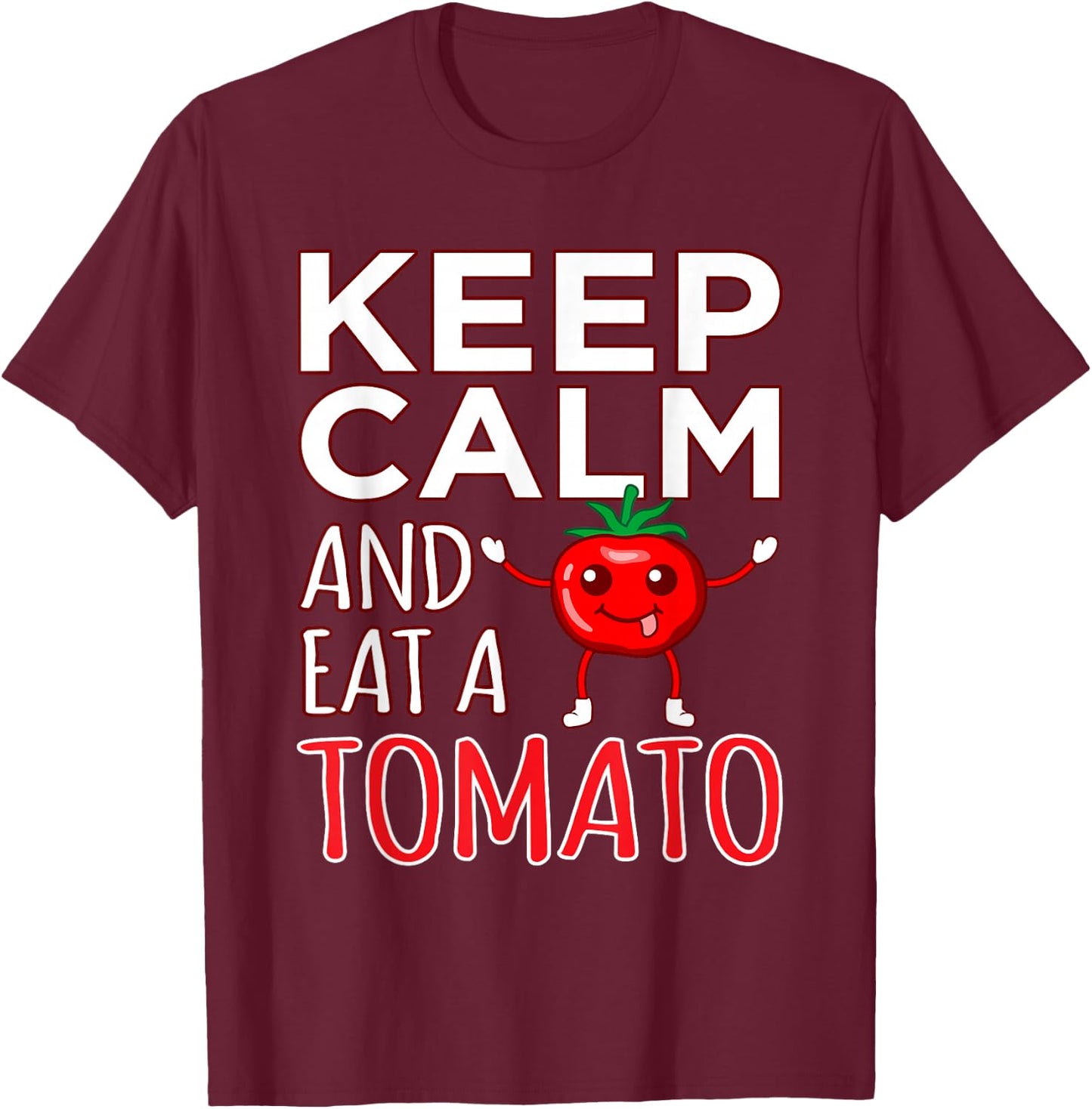 Tomato Vegetables Funny Tomato Costume T-Shirt - T-Shirt | Maroon