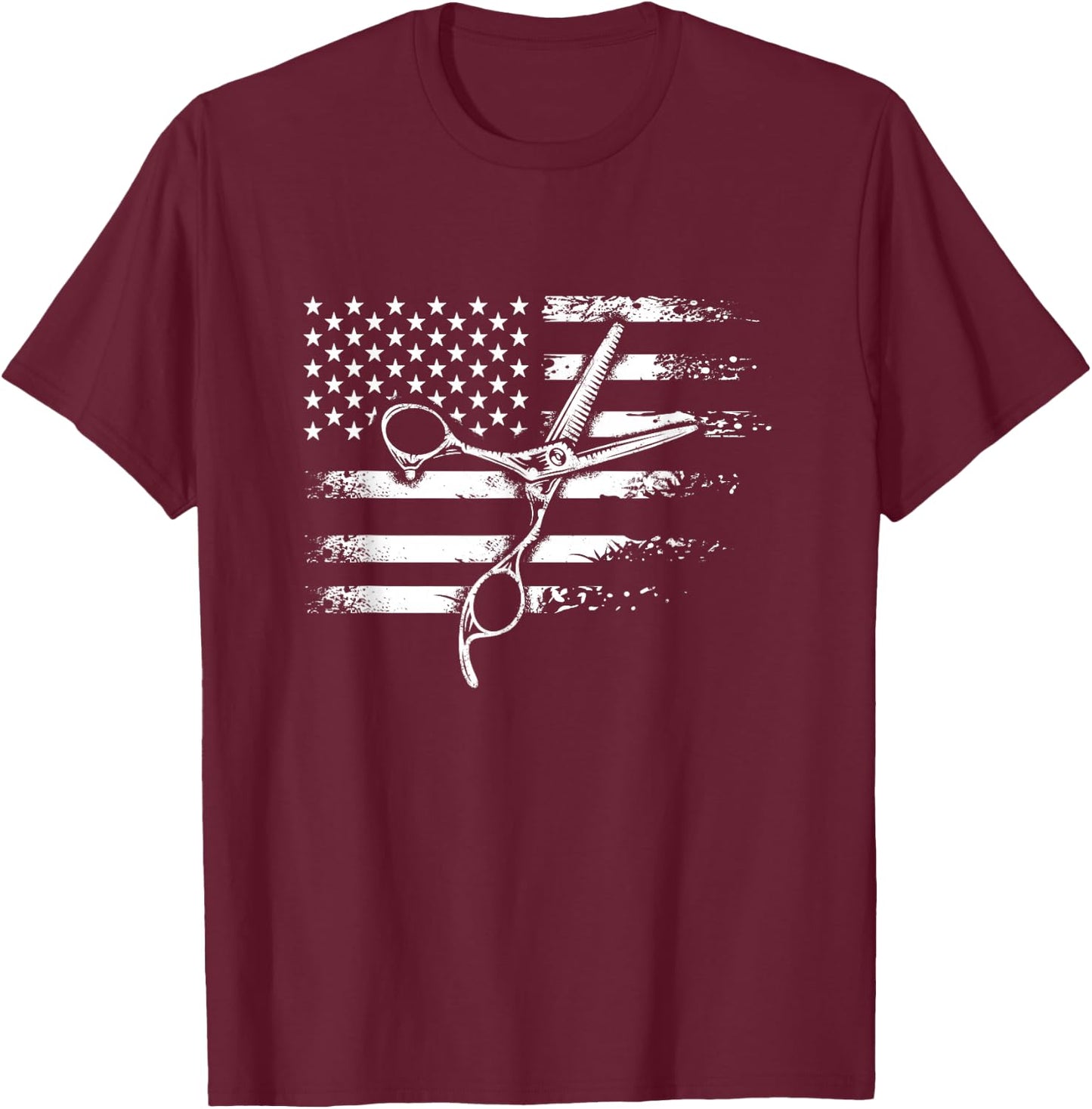 Barber Barbershop - Hairdresser Hairstylist T-Shirt - T-Shirt | Maroon