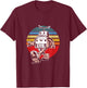 Cute Retro Robot Fan Robotics Science Student Robot Lover T-Shirt - T-Shirt | Maroon